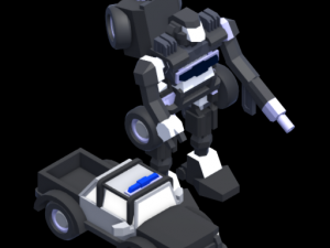 5 types of transformers 3D Модель