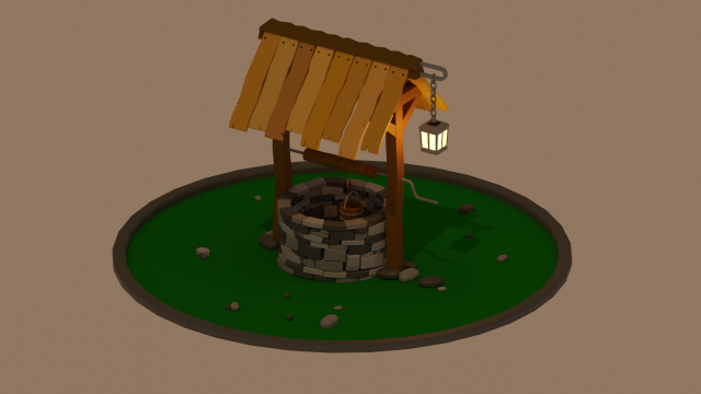 well Modelo 3D .c4d .max .obj .3ds .fbx .stl .blend 
