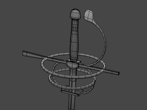 3d rapier 3D Modell
