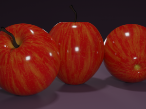 simple apple 3D 模型