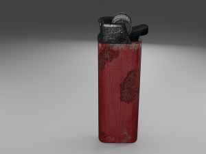 old lighter 3d 3D Model