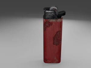old lighter 3d 3D Model