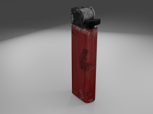old lighter 3d 3D Model