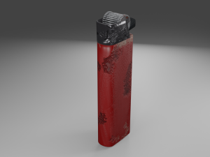 old lighter 3d 3D Model