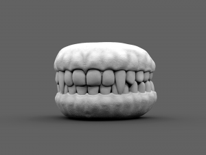 monster jaws Model 3D