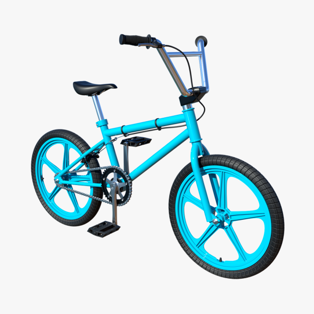 bmx midpoly for cartoon 3D Модель .c4d .max .obj .3ds .fbx .stl .blend 