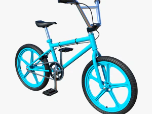 bmx midpoly for cartoon 3D Model