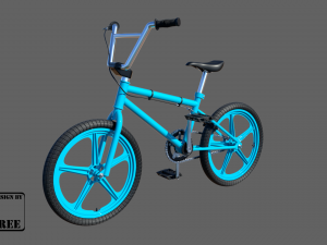 bmx midpoly for cartoon 3D Модель