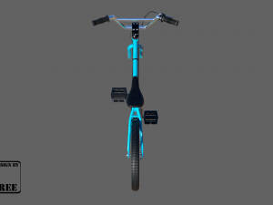 bmx midpoly for cartoon 3D Модель