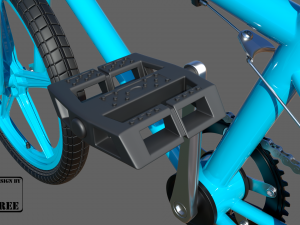 bmx midpoly for cartoon 3D Модель