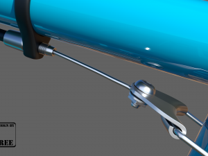 bmx midpoly for cartoon 3D Модель