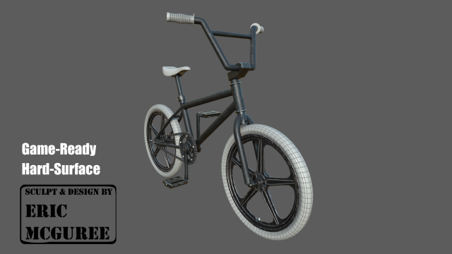 bmx Modelo 3D .c4d .max .obj .3ds .fbx .stl .blend 