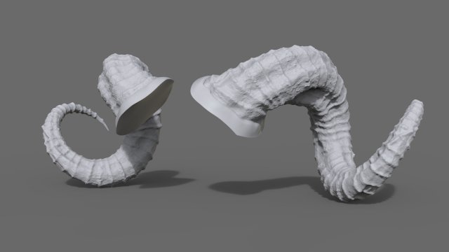 devil horns Modèle 3D .c4d .max .obj .3ds .fbx .stl .blend