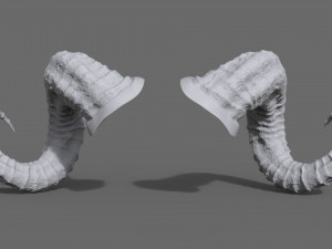 devil horns Modèle 3D