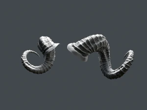 devil horns 3D Model