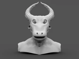 creature head hipoly 3D Model