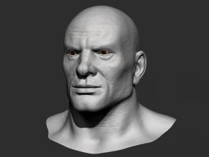 head detalized 3D Model