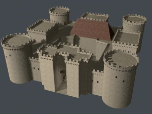 medieval castle 3D Model