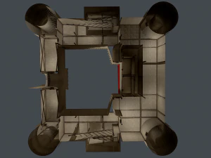 medieval castle 3D Model