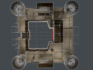 medieval castle 3D Model