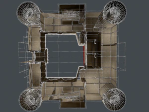 medieval castle 3D Model