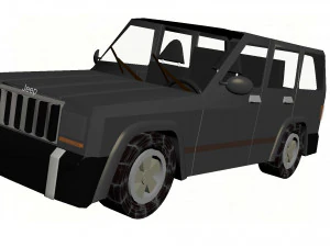 吉普车 3D 模型