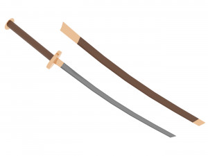 katana 3D 模型