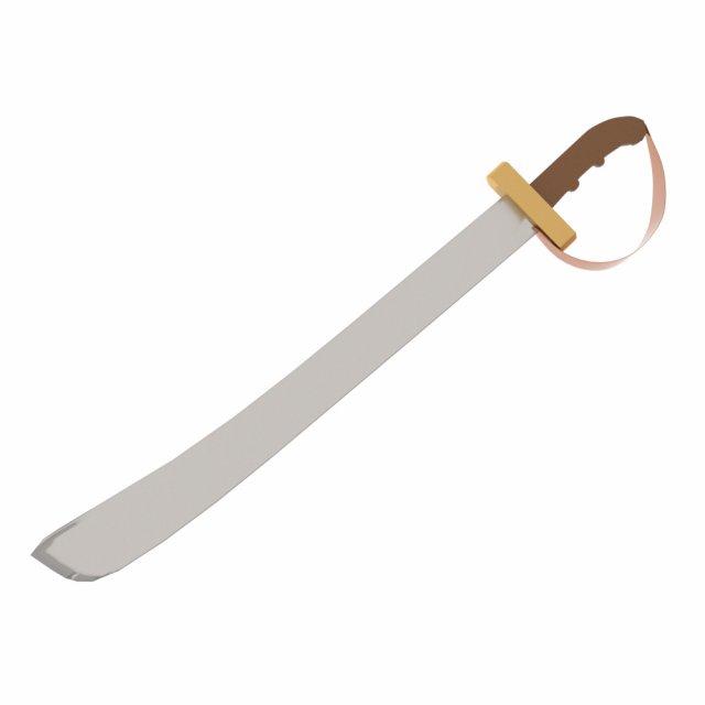 pirate saber 3D Модель .c4d .max .obj .3ds .fbx .stl .blend 