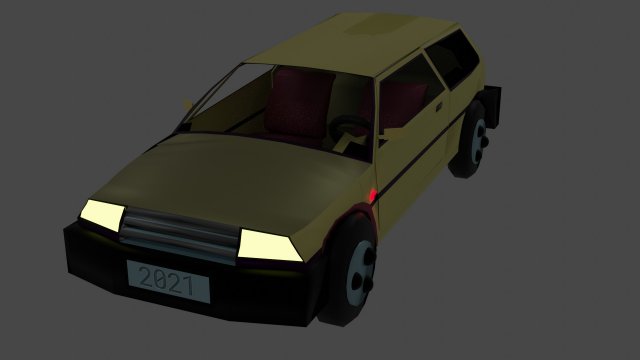 a car 3D मॉडल .c4d .max .obj .3ds .fbx .stl .blend 