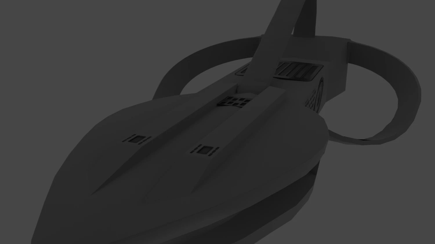 spaceship 3D Model .c4d .max .obj .3ds .fbx .stl .blend