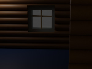 log house 3D Model