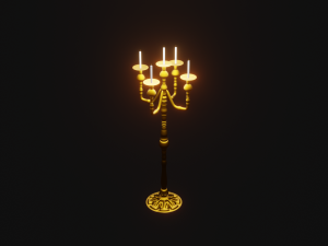 castle chandelier 3D Model