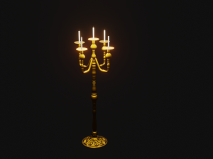 castle chandelier 3D 模型
