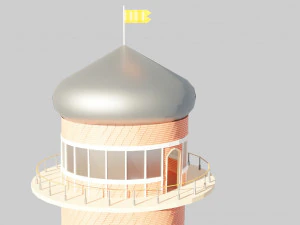 brick tower 3D Model