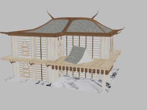 japanese house 3D 模型