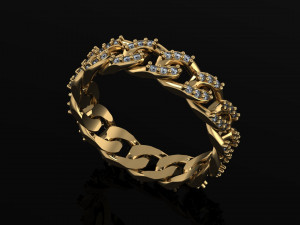 ring diamond 3D Принт Модель