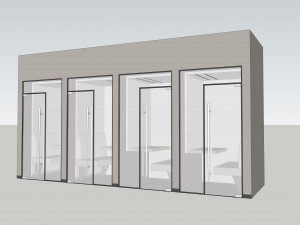Coworking capsule 3D Model