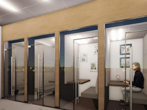 Cápsula de coworking Modelo 3D