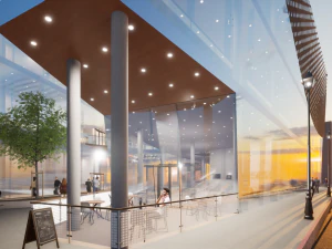 Modern Library 3D Model