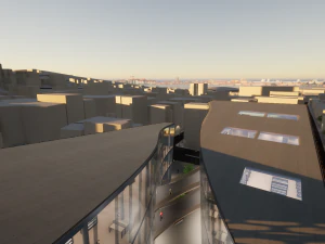 Modern Library 3D Model