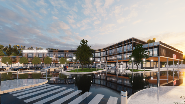 General Hospital 3D 模型 .c4d .max .obj .3ds .fbx .stl .blend 