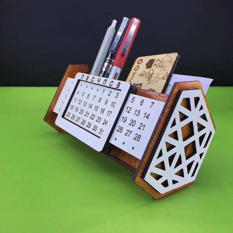 perpetual calendar cdr file 3 mm for lases cutting CG Textures .c4d .max .obj .3ds .fbx .stl .blend 