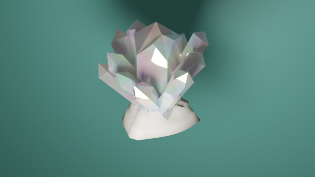 Crystal cluster 3D Model .c4d .max .obj .3ds .fbx .stl .blend 