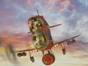 Stylized military aircraftPBRready to play Modelo 3D