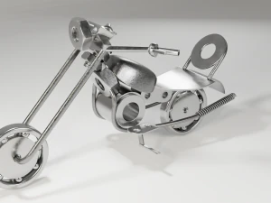 Стилизованный мотоцикл 3D Модель