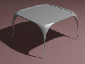 table 3D 模型