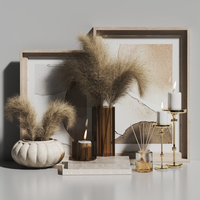 Decoration01 3D 模型 .c4d .max .obj .3ds .fbx .stl .blend