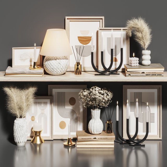 Decoration03 3D Model .c4d .max .obj .3ds .fbx .stl .blend 
