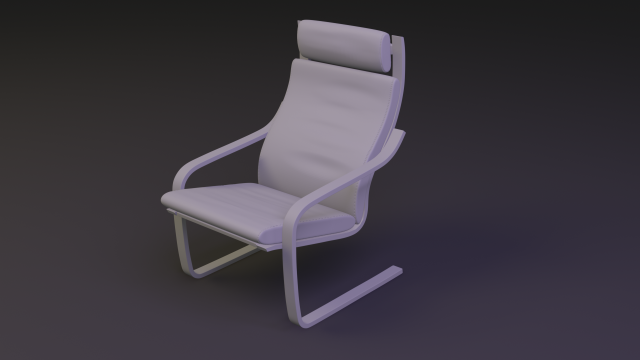 poang 3D-Modell .c4d .max .obj .3ds .fbx .stl .blend 