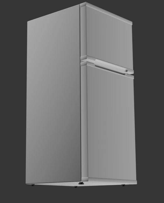 fridge 3D Model .c4d .max .obj .3ds .fbx .stl .blend 